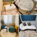 Tapete Oval Peludo Liso