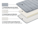 Tapete para Banheiro Antiderrapante com Espuma de Memória Ultra Absorvente