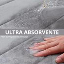 Tapete para Banheiro Antiderrapante com Espuma de Memória Ultra Absorvente
