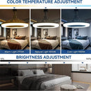 Ventilador de Teto Led com Controle Remoto base E27 com 3 temperaturas