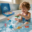 Kit 12 Bombas de Banho Surpresa do Oceano com Brinquedo Escondido