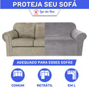 Protetor de Sofá para Gatos em Veludo