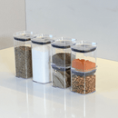Conjunto de Potes Herméticos Block Transparente 6 Peças