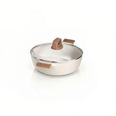 Panela Dupla Divisória Antiaderente + Kit Utensílios em Silicone