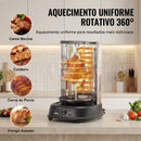 Grill Vertical Elétrico Giratório