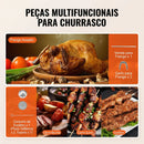 Grill Vertical Elétrico Giratório