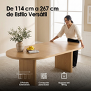 Mesa Expansível Oval Adapt em MDF