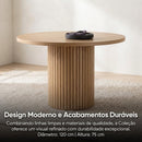 Mesa Expansível Oval Adapt em MDF