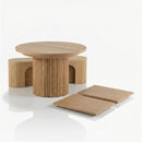 Mesa Expansível Oval Adapt em MDF