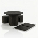 Mesa Expansível Oval Adapt em MDF