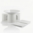 Mesa Expansível Oval Adapt em MDF