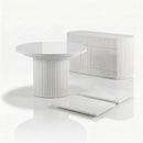 Mesa Expansível Oval Adapt em MDF