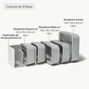Conjunto de Potes de Armazenamento Air Release