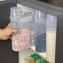 Pote Hermético Porta Mantimento com Copo Medidor de Plástico 2,5L