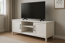 Rack para TV Branco 150cm com Portas e Compartimentos