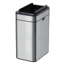 Lixeira Automática SensorClean 50L™ | Tampa Dupla com Sensor, Inox Premium e Alta Capacidade