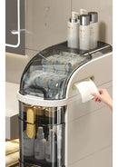 Gaveteiro Organizador FlexMove™ | Multiuso com Rodinhas para Banheiro, Quarto, Cozinha e Lavanderia