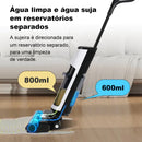 Aspirador Vertical de Pó I7 Pro - Aspira e Passa Pano Autolimpante, Sem Fio
