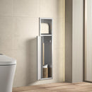 Nicho CleanSpace™ | Suporte de Papel Higiênico com Compartimento em Aço Inox