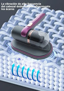 Aspirador Anti Ácaro Portátil Sem Fio Com Luz Uv Filtragem Cor Cinza/roxo