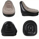 AirLounge Comfort™ — Poltrona Inflável com Puff para Descanso