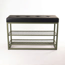 Sapateira Banco Sion Duo - Estofado Preto