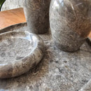 Conjunto de Banheiro em Mármore Natural Cinza - 4 peças