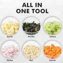 2026 Geedel Manual Food Chopper,2026 Prep Essential! Easily Chop Onions, Garlic, Veggies,BPA Free,Easy Clean